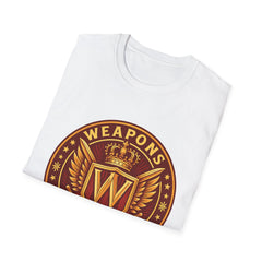 Unisex Weapons of Warfare T-Shirt, Gaming Apparel, Casual Wear, Gift for Gamers, Fun Graphic Tee