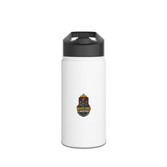 Warriors Football Stainless Steel Water Bottle — Team Logo Sports Bottle