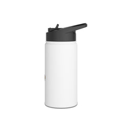 Warriors Football Stainless Steel Water Bottle — Team Logo Sports Bottle