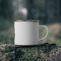 Vintage Camping Enamel Mug