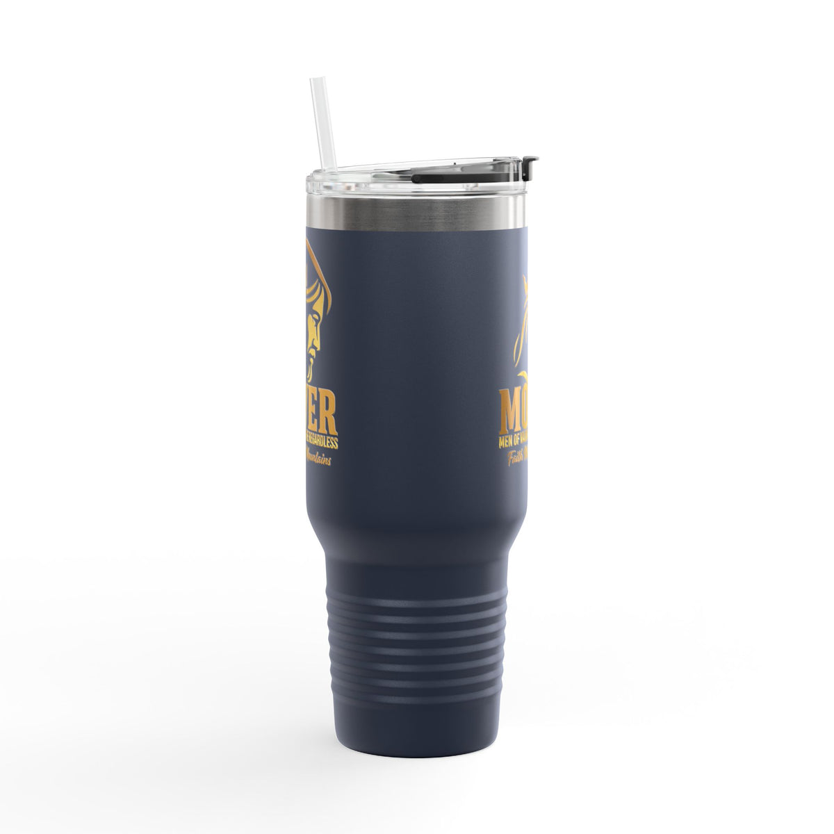Mover 40oz Insulated Travel Mug — Gold Crown Logo, Large Stainless Steel Tumbler for Commuters