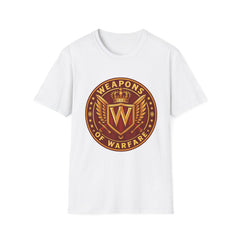 Unisex Weapons of Warfare T-Shirt, Gaming Apparel, Casual Wear, Gift for Gamers, Fun Graphic Tee